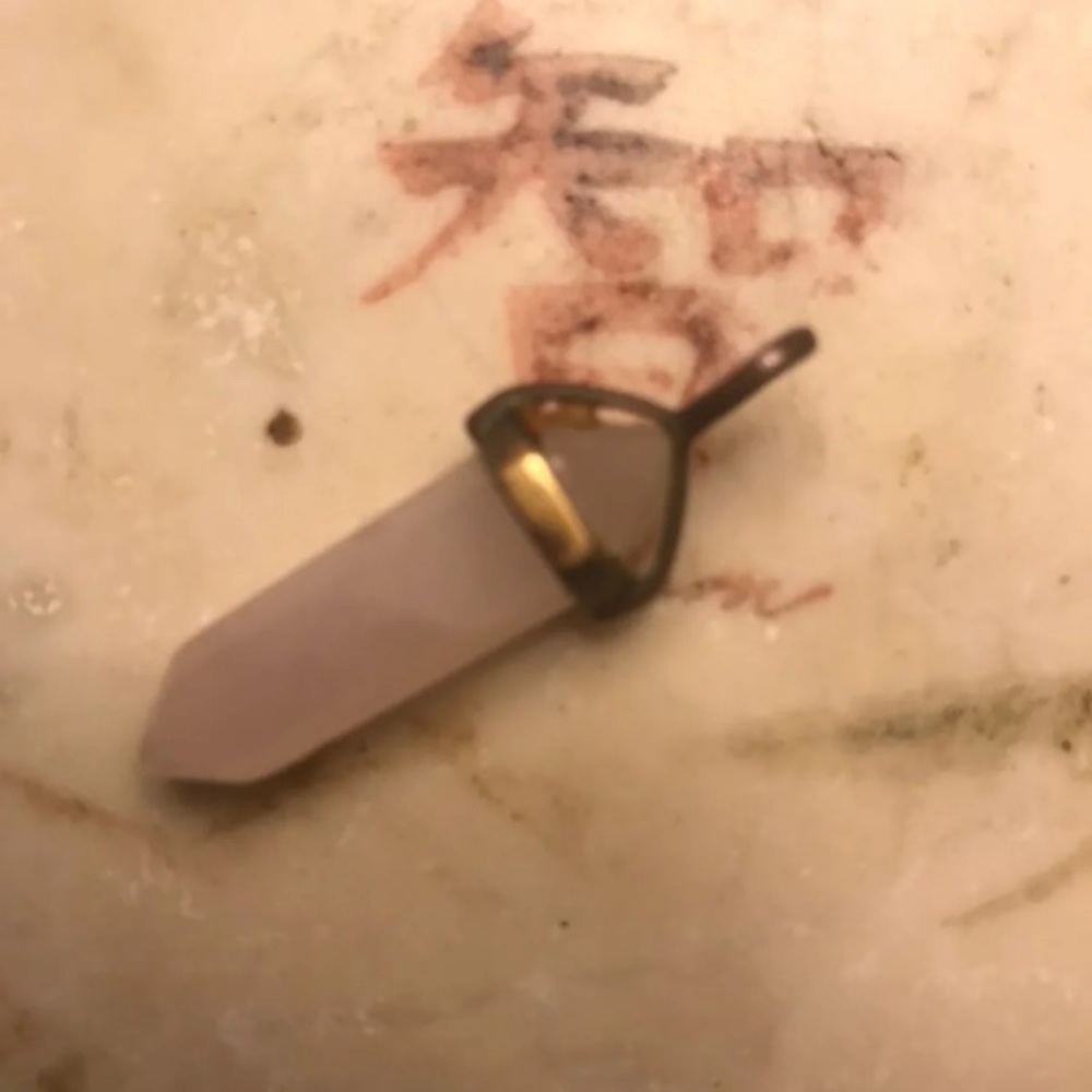 Rose quartz pendant - Picture 4 of 4